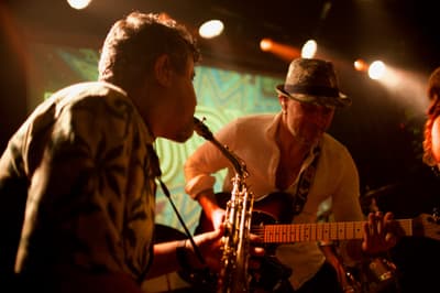 Furya live at Cinetol, Amsterdam: Emrah O., saxophone/clarinet; Onur E., guitar (electric/acoustic)