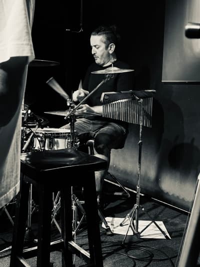 Furya live at Matrix, Rotterdam: Özgür D., drums/percussion