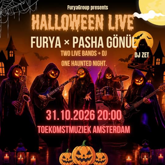 Furya live in Toekomst Muziek Amsterdam op 31 oktober 2026