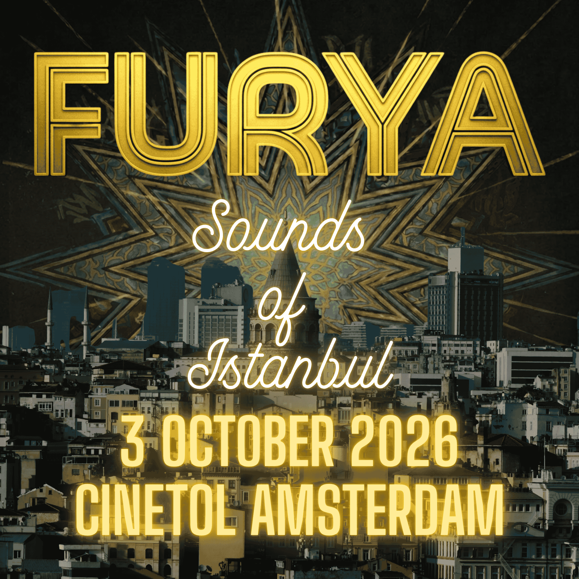 Furya live at Cinetol Amsterdam on 3 October 2026
